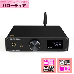 �y���������zAOSHIDA �� SMSL C200 PRO LDAC�w�b�h�z���A���v DAC Amp ES9039Q2M XU-316 DSD512 32Bit/768kHz �A�i���O�I�[�f�B�I�R���o�[�^�[�AUSB Type-C/��/����/Bluetooth���� 4.4mm/6.35mm/RCA/TRS�o�́APS5/Switch/PC/�d�b�p