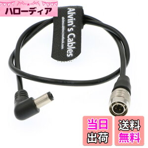 �y���������zAlvin's Cables Sound Devices 633/644/688 Zoom F8 Blackmagic Cinema Camera 4K �p�� ���p DC Jack to 4 pin Hirose �I�X �d�� �P�[�u�� �F�F45cm