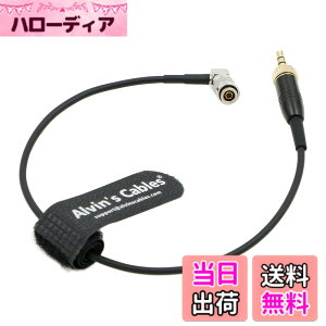 �y���������zAlvin's Cables �^�C���R�[�h�P�[�u�� Canon EOS R5C�Ή� Deity Tentacle Sync�p 3.5mm���b�NTRS - ���C�g�A���O��DIN 1.0/2.3 mini BNC �����P�[�u���A30cm �F�FRA DIN to Lock 3.5mm�B