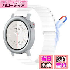 �y���������z[CeiBand] 22mm �o���h Huawei Watch GT 5 46mm/Huawei Watch GT 5 Pro 46mm/Huawei Watch Buds �Ή� �����o���h ���C�t�� �V���R���o���h �o���h �}�O�l�b�g�t�� �����ȒP �X�|�[�c�o���h �X�g���b�v ��