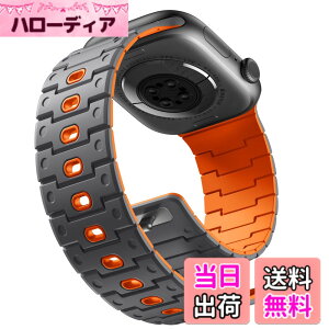 �y���������z[Bandletic]�A�b�v���E�H�b�`�p �o���h - Apple Watch�Ή��o���h N52���͎��Γ��� �y�ʃV���R���f�� �h���h�o ���g�����_���f�U�C�� 49mm/46mm/45mm/44mm/42mm/41mm/40mm/38mm �Ή� 5.5-8.3�C���`����