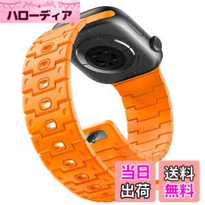 �y���������z[Bandletic]�A�b�v���E�H�b�`�p �o���h - Apple Watch�Ή��o���h N52���͎��Γ��� �y�ʃV���R���f�� �h���h�o ���g�����_���f�U�C�� 49mm/46mm/45mm/44mm/42mm/41mm/40mm/38mm �Ή� 5.5-8.3�C���`����
