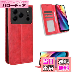 �y���������zHOOZEE For DOOGEE Note56 / Note56 Pro / Note56 Plus �P�[�X �J�o�[ PU���U�[�蒠�^ �}�O�l�b�g�J�� �Ռ��z��TPU�����V�F�� �y�� �S�ʕی� �J�[�h���[ �X�^���h�@�\ �X�s�[�J�[�z�[���ʘb�Ή� 