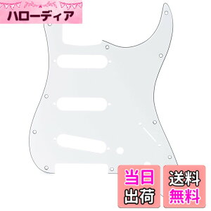 �y���������zFender �s�b�N�K�[�h11-HOLE MODERN-STYLE STRATOCASTER S/S/S PICKGUARD �F�F�z���C�g�A�T�C�Y�FStratocaster - 11 Hole