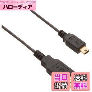 �y���������ziBUFFALO USB2.0�P�[�u�� (A to miniB) �X�����^�C�v �F�F�u���b�N�A�T�C�Y�F1.5m