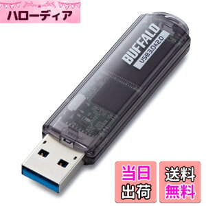 �y���������zBUFFALO USB3.0�Ή� USB������ �X�^���_�[�h RUF3-CA�V���[�Y �F�F�u���b�N�A�T�C�Y�F64GB