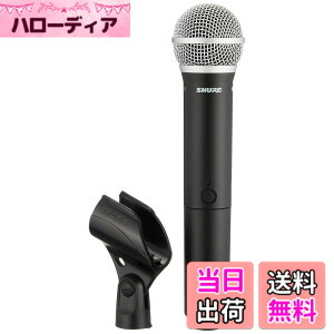 �y���������z�y�������K�i�z SHURE BLX�V���[�Y ���C�����X�{�[�J���V�X�e���Z�b�g PG58 �F�F�u���b�N�A�T�C�Y�F�n���h�w���h�^���M�@