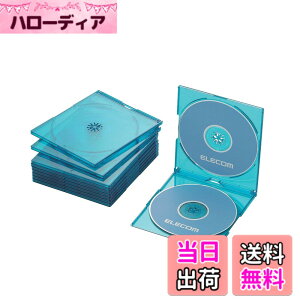 �y���������z�G���R�� DVD CD�P�[�X �v���P�[�X �X���� 1�����[ 10���p�b�N �A�\�[�g CCD-JSCS10ASO �F�F�N���A�u���[�A�T�C�Y�F2�����[x10���p�b�N