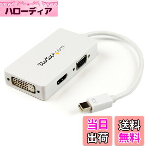 �y���������z�X�^�[�e�b�N.com DisplayPort/ Mini DisplayPort�ϊ��A�_�v�^ �F�F�z���C�g�A�T�C�Y�FVGA - HDMI - DVI (�z���C�g)