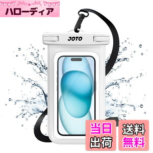 �y���������zJOTO �h���P�[�X 2���Z�b�g �X�}�z�p IPX8�F��iPhone16/15/14/13/12 Pro Max Galaxy S24/S23 Ultra Pixel 8 Pro �Ή� 7�C���`�܂� �w��F�ؑΉ� ���C �C �v�[�� �ނ� �A�E�g�h�A ��|���� -�u���b�N �F