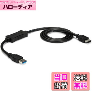 �y���������z�X�^�[�e�b�N.com USB�ڑ�eSATA/SATA/IDE�ϊ��A�_�v�^ �F�F�u���b�N�A�T�C�Y�FeSATA (SATA 3.0)