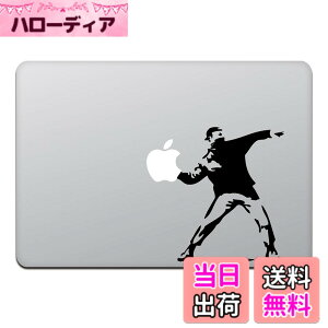 �y���������z�J�C���h�X�g�A MacBook Air/Pro 11 / 13�C���` �}�b�N�u�b�N �X�e�b�J�[ �V�[�� �o���N�V�[ �����g�t �K�C Banksy Molotov Guy M424X �F�F�u���b�N�A�T�C�Y�F13�C���`