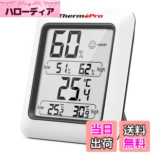 �y���������zThermoPro �T�[���v�� �����x�v �f�W�^�� ���x�v ���� �����x ��}�[�N �ō��Œቷ���x�\�� �}�O�l�b�g�t�� �~�J �M���� ���� �����΍� �F�F�z���C�g�A�T�C�Y�F�����p�����x�vTP50