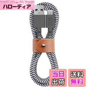 �y���������zNATIVE UNION�i�l�C�e�B�u���j�I���jBelt Cable USB-C to USB-A (1.2m/3m) �}���[�d�P�[�u�� ���U�[�X�g���b�v�t��iPhone 16, Samsung Galaxy Z Fold 6, Flip 6, S24 Ultra, Pixel 9 Pro, iPad Pro�Ή� �F�FZebra�i�V