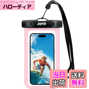 �y���������zJOTO �h���P�[�X 2���Z�b�g �X�}�z�p IPX8�F��iPhone16/15/14/13/12 Pro Max Galaxy S24/S23 Ultra Pixel 8 Pro �Ή� 7�C���`�܂� �w��F�ؑΉ� ���C �C �v�[�� �ނ� �A�E�g�h�A ��|���� -�u���b�N �F
