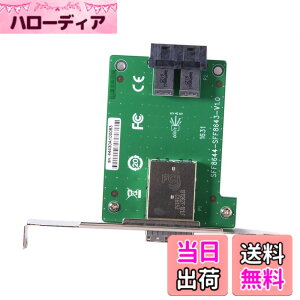 �y���������zCablecc PCI-Express 4.0 Mini SAS SFF-8087 SFF-8611SFF-8654����SFF-8643SAS HD PCBA���X�A�_�v�^�i�u���P�b�g�t���j �F�F�J�[�h SFF-8644 �� SF-8643�B
