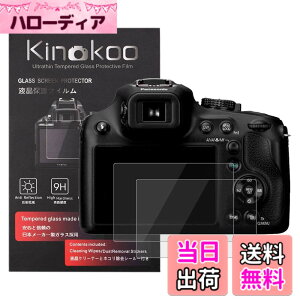 �y���������zkinokoo �f�W�^���J�����t���ی�t�B���� �t���v���e�N�^�[ Panasonic Lumix DC-G9��p �t�����j�^�[�p�K���X�v���e�N�^�[�ƕ\���o�l���p�����\�ی�t�C�����Z�b�g 2�Z�b�g �F�FFZ70/FZ7