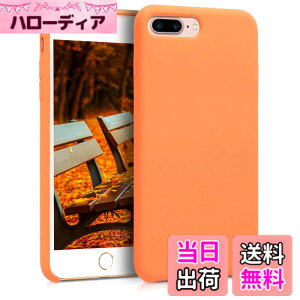 �y���������zkwmobile �X�}�z�P�[�X Apple iPhone 7 Plus/iPhone 8 Plus�Ή� �P�[�X - TPU ���L�b�h �V���R�� �J�o�[ - �ϏՌ� ���h�~ �T���T�� Case �F�F�t���[�e�B�[ �I�����W