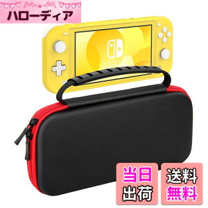 �y���������zSwitch/Switch�L�@EL/Switch Lite �P�[�X ATiC �X�C�b�` �L�������O�P�[�X ���[�o�b�O EVA�f�� �ϏՌ� �S�ʕی� �y�� �Q�[���J�[�h���[ �����^�ѕ֗� �F�FBlack�A�T�C�Y�FSwitchLite�p