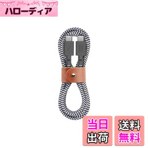 �y���������zNative Union Type-C Belt Cable -USB-C to USB-C 4ft Ultra-Strong Charging Cable �F�FZebra�A�T�C�Y�F1.2m