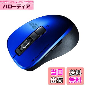 �y���������z�T�����T�v���C �L���}�E�X USB A�ڑ� �É� �u���[LED 5�{�^�� 3200dpi(4�i�K�ؑ�) ���^ �u���b�N MA-BL156BK �F�F�u���[
