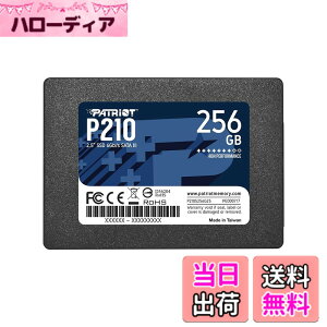 �y���������zPatriot Memory P210 256GB SATA3 �����^SSD 6Gb/s 2.5�C���` 7mm P210S256G25