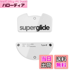 �y���������zSuperglide/ Superglide2 �}�E�X�\�[�� for Razer �}�E�X�t�B�[�g [ �����K���X�f�� ���E���h�G�b�a���H ���ϋv Super Smooth ] �F�F�z���C�g�A�T�C�Y�Fviper v3 Pro - Control