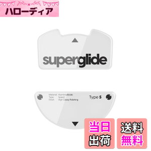�y���������zSuperglide/ Superglide2 �}�E�X�\�[�� for Razer �}�E�X�t�B�[�g [ �����K���X�f�� ���E���h�G�b�a���H ���ϋv Super Smooth ] �F�F�z���C�g�A�T�C�Y�Fviper v3 Pro - Speed