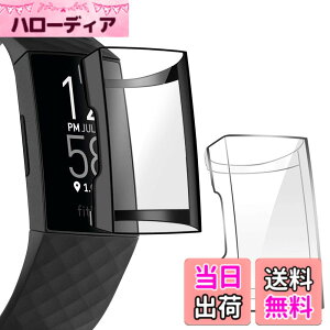 �y���������zMiimall�y2���Z�b�g�z�Ή�Fitbit�i�t�B�b�g�r�b�g�j Charge 4 �P�[�X �t�B�b�g�r�b�g Charge 4 �J�o�[ �����h�~ �S�ʕی� ���y�� �ϏՌ� �E���ȒP Fitbit Charge 4 �J�o�[ (�N���A) �F�F2�� �P