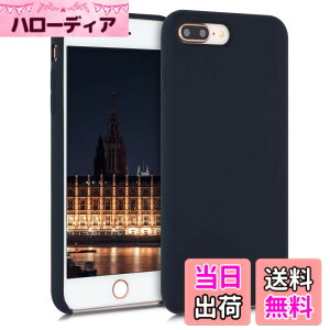 �y���������zkwmobile �X�}�z�P�[�X Apple iPhone 7 Plus/iPhone 8 Plus�Ή� �P�[�X - TPU ���L�b�h �V���R�� �J�o�[ - �ϏՌ� ���h�~ �T���T�� Case �F�F�u���[�x���[�̐�