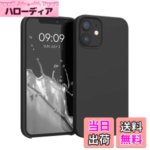 �y���������zkwmobile �X�}�z�P�[�X Apple iPhone 12 mini�Ή� �P�[�X - TPU ���L�b�h �V���R�� �J�o�[ - �ϏՌ� ���h�~ �T���T�� Case �F�F�u���b�N