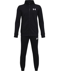 �y���������zUNDER ARMOUR(�A���_�[�A�[�}�[) �g���b�N�X�[�cUA Rival Knit Track Suit�����Y �F�F�u���b�N�z���C�g�A�T�C�Y�FYM