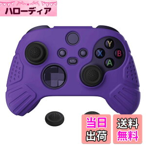 �y���������zeXtremeRate PlayVital Guardian��Xbox Series X/S�R���g���[���[�ɑΉ��p�A���`�X���b�v�V���R�[���J�o�[�X�L���A�u���b�N�̐e�w�O���b�v�L���b�v�t���AXbox Core���C�����X�R���g���[���p