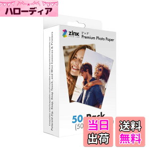 �y���������zZink Polaroid�B �F�F�|�����C�h�A�T�C�Y�F50 Pack