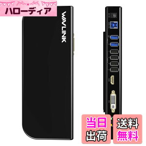 �y���������zWAVLINK USB 3.0 ���j�o�[�T���h�b�L���O�X�e�[�V����/1x4K�Ή� HDMI�o�̓|�[�g/1xDVI �|�[�g/2xUSB 3.0�|�[�g/4xUSB 2.0�|�[�g/1x�M�K�r�b�g�C�[�T�l�b�g�|�[�g�Ȃ�13�|�[�g���ځAWindows Vista/7
