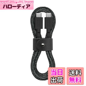 �y���������zNative Union Type-C Belt Cable -USB-C to USB-C 4ft Ultra-Strong Charging Cable �F�F�R�X���X�A�T�C�Y�F4ft
