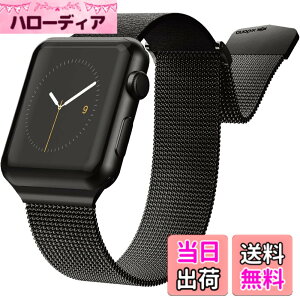 �y���������z�yRAPTIC�z Apple Watch 44mm / 42mm �Ή� �o���h �X�e�����X ���b�V�� �~���l�[�[���[�v x ���U�[ �x���g �}�O�l�b�g ���i�K���� �X�e�����X�o���h [ AppleWatch 44 mm SE & 6 5 4 / 42 mm Series 3 �F