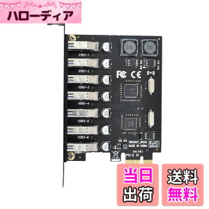 �y���������zxiwai PCI-E 1X to 19Pin 20Pin USB 3.0 Header Express Card, USB Front Panel Adapter VL805 for Desktop Computer Motherboard