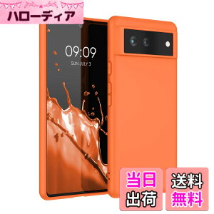 �y���������zkwmobile �X�}�z�P�[�X Google Pixel 6�Ή� �P�[�X - �ϏՌ� ����~�� �\�t�g TPU �V���R�� - ���F �F�F�t���[�e�B�[ �I�����W