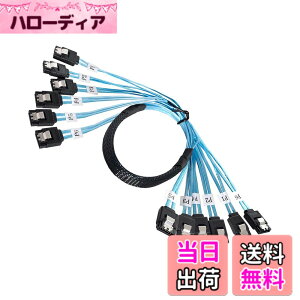 �y���������zCablecc ���� 6 SATA 7pin ���� 6 SATA 7pin �^�[�Q�b�g SSD �n�[�h�f�B�X�N 6Gbps �f�[�^�T�[�o�[ Raid �P�[�u�� �F�F�u���[ 6xSATA