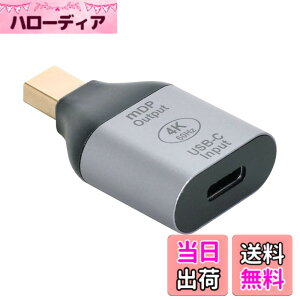 �y���������zCablecc USB-C Type C ���X �\�[�X����~�j Displayport DP �V���N HDTV �A�_�v�^�[ 4K 60hz 1080p �^�u���b�g & �d�b & �m�[�g�p�\�R���p �F�FSilver USB-C Female to MINI-DP Male