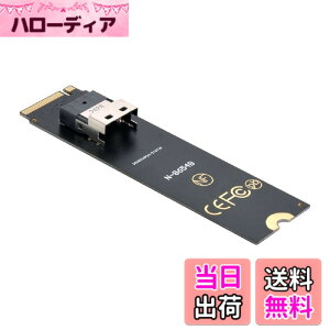 �y���������zCablecc PCI-E 3.0 4.0 ���� NGFF & SFF-8654 �X�������C�� SAS �J�[�h �A�_�v�^�[�ƃ��C���{�[�h SSD �p�� U.2 U2 SFF-8639 NVME PCIe SSD �P�[�u�� �F�FBlack SFF-8654 to PCI-E Adapter