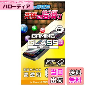 �y���������z�G���R�� iPhone 13 mini �K���X�t�B���� �Q�[�~���O PM-A21AFLGGE �F�F�N���A
