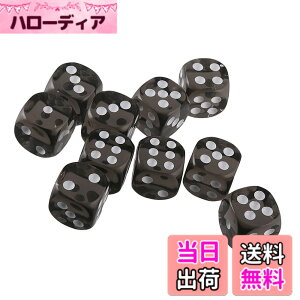 �y���������zYourandoll 10�� ���ʑ̃_�C�X D6�T�C�R�� 6�ʃ_�C�X16mm Dungeons and Dragons �AMTG�A TRPG�A DND�T�C�R���Ȃǃe�[�u���Q�[���p �F�F���� �u���b�N�A�T�C�Y�F16mm