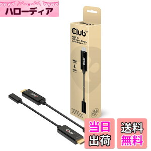 �y���������zClub 3D HDMI to USB Type C Adapter �F�F�u���b�N�B�A�T�C�Y�F22cm HDMI�I�X USB���X