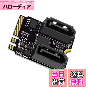 �y���������zCablecc NGFF �L�[ B+M ���� SATA 3.0 6Gbps 5�|�[�g �A�_�v�^�[ �R���o�[�^�[ �|�[�g JMB575 2280 �F�FBlack A/E-key to 1 SATA
