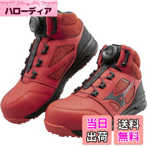 �y���������zMIZUNO(�~�Y�m) �����Y ���S�C �I�[���}�C�e�B LS273M BOA���[�N�V���[�Y �F�F���b�h/�u���b�N�A�T�C�Y�F27.5 cm 3E