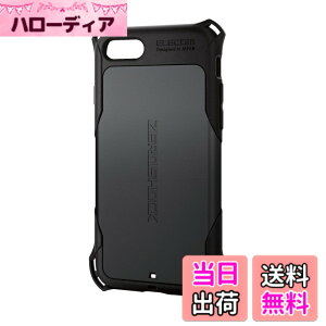 �y���������z�G���R�� iPhone SE (��2���� 2020/2022) / 8 / 7 �p �P�[�X �ϏՌ� �p�G�A�N�b�V���� ZEROSHOCK �F�F�u���b�N