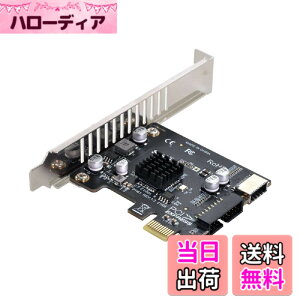 �y���������zcablecc 5Gbps Type-E USB 3.1 �t�����g�p�l���\�P�b�g& USB 2.0����PCI-E 1X Express�J�[�hVL805�A�_�v�^�[ �}�U�[�{�[�h�p BLACK PCI-E CARD �F�FBLACK PCI-E CARD