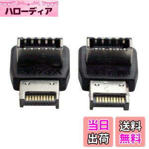 �y���������zcablecc �I�[�o�[���[���h USB 3.1 �t�����g�p�l���w�b�_�[ �I�X-���X Type-E �}�U�[�{�[�h�g���f�[�^�A�_�v�^�[ 2�� �F�FBLACK 2PCS ADAPTER-USB3.1